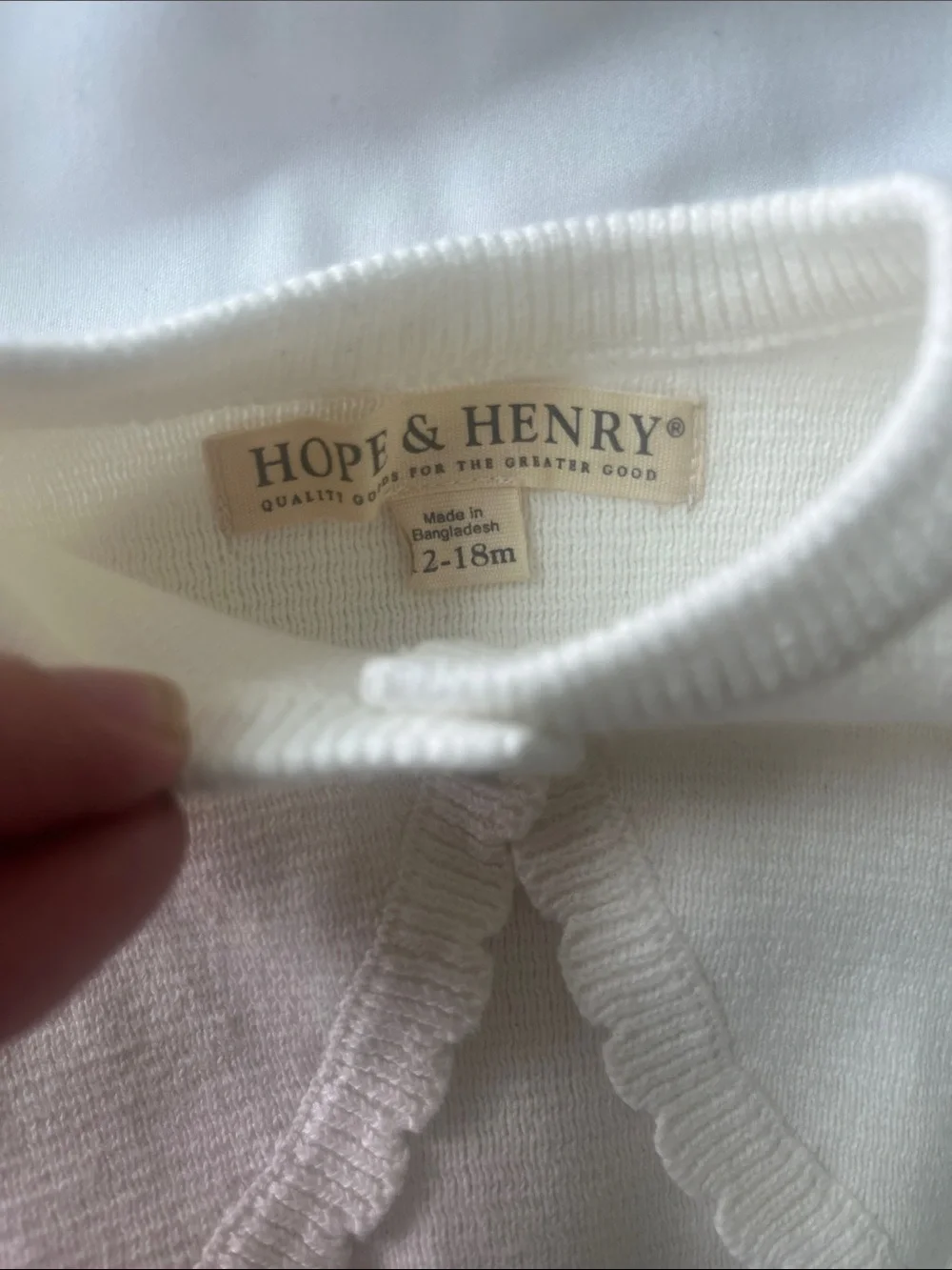 Hope & Henry soft white